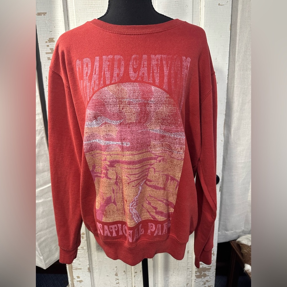 National Park foundation Grand Canyon Red Sweater